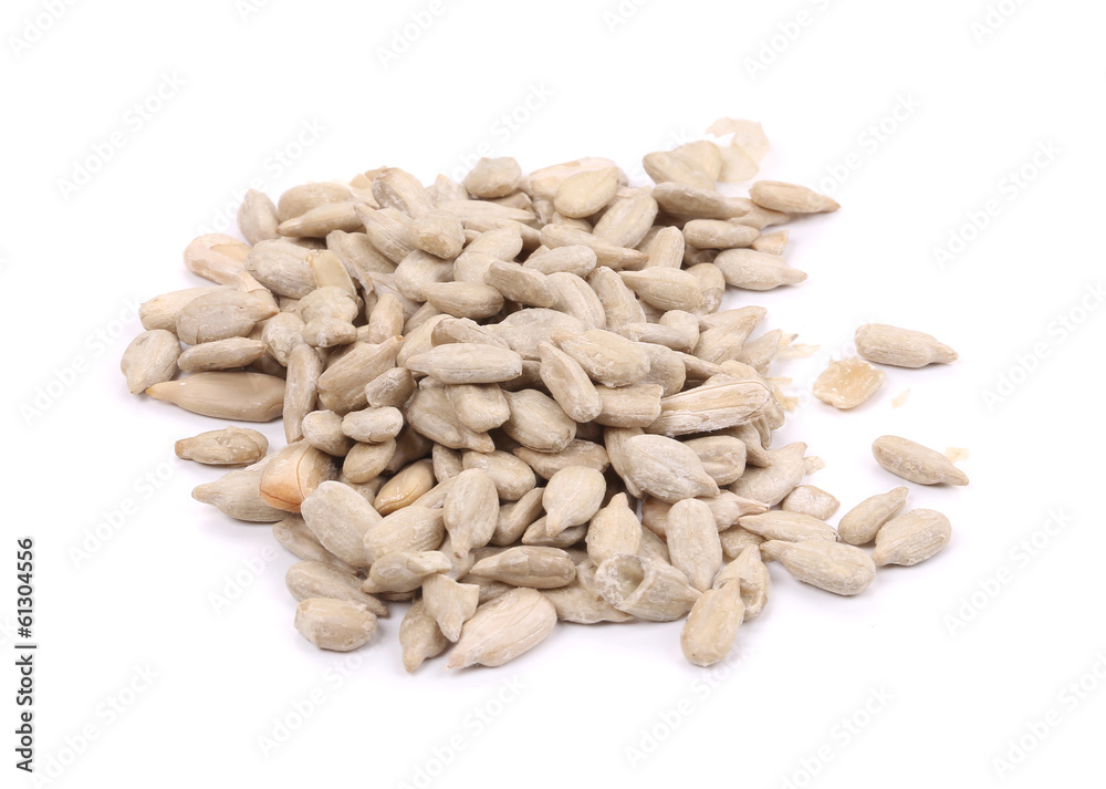 Close up of black sunflower seeds. Close up of black sunflower seeds.