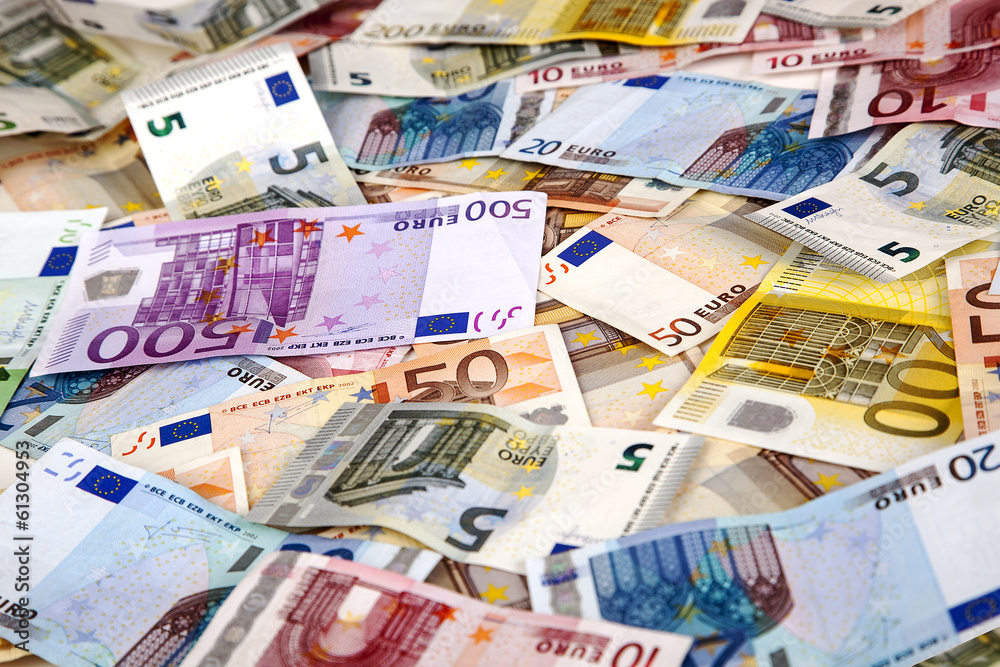 EURO paper money EURO paper money