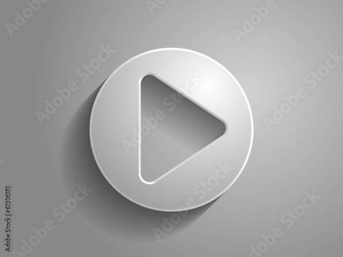 3d Vector illustration of play