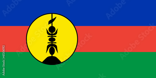 New Caledonia Flag photo