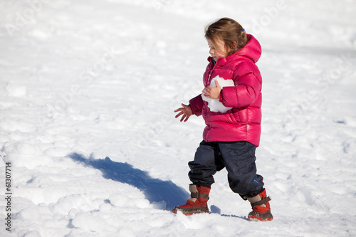 Bambina e la neve