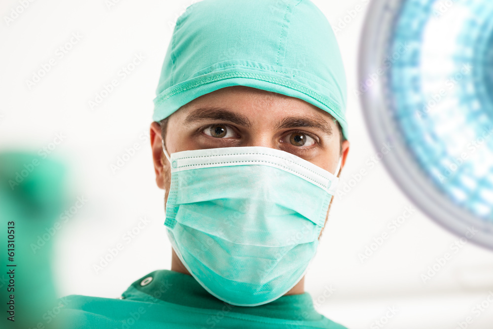 Surgeon at work Surgeon at work