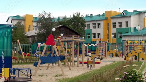 Wallpaper Mural Children playground. Torontodigital.ca