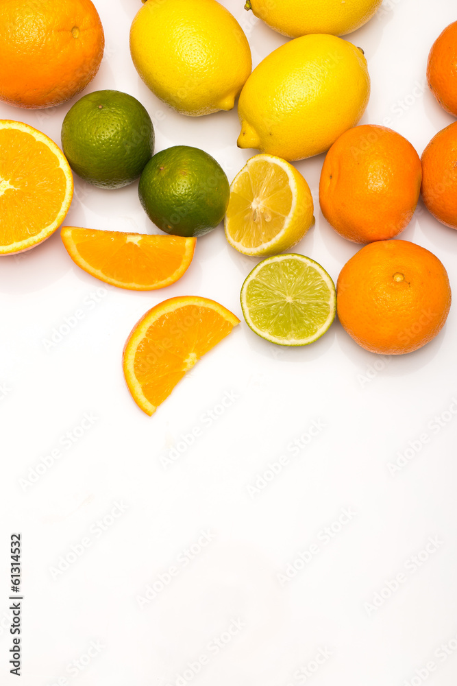 Different citrus fruits Different citrus fruits