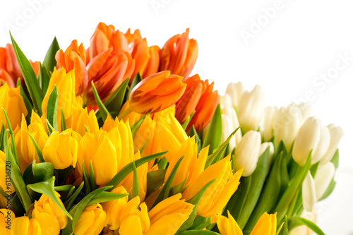 Fototapeta Naklejka Na Ścianę i Meble -  Colorful bunch of tulips spring flowers