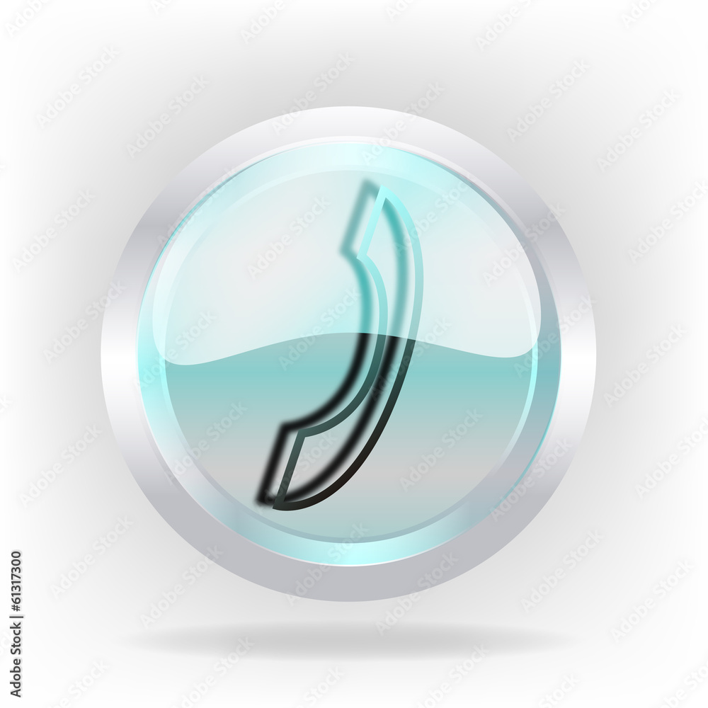 3d telephone cristal icon 3d telephone cristal icon