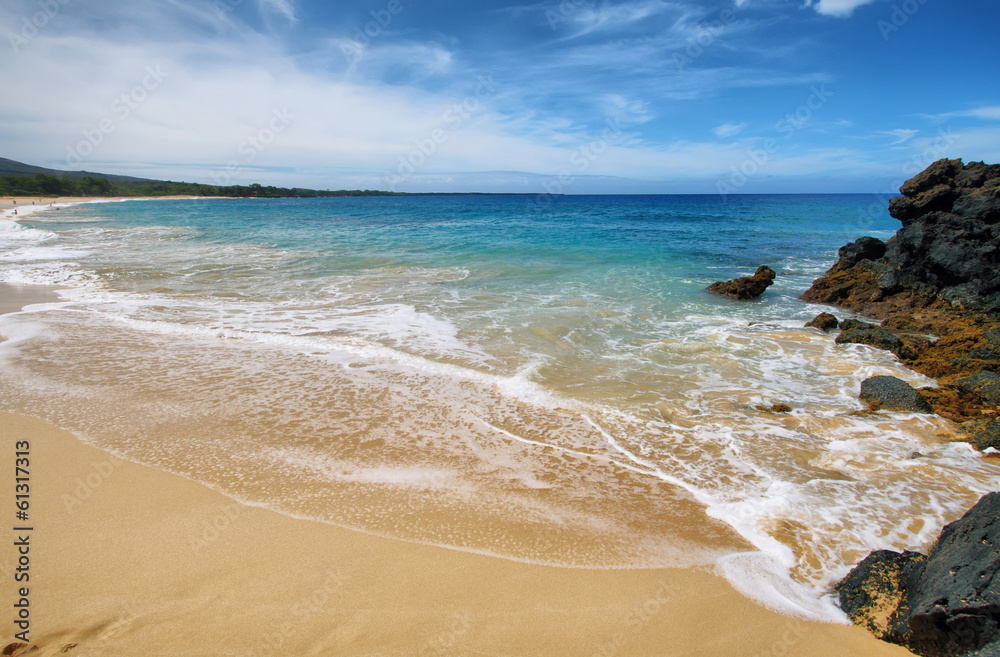 Makena Beach, in Maui, Hawaii