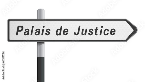 Panneau - Palais de Justice