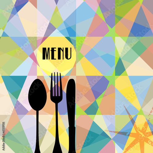 menu design for restaurant,vector, free copy space