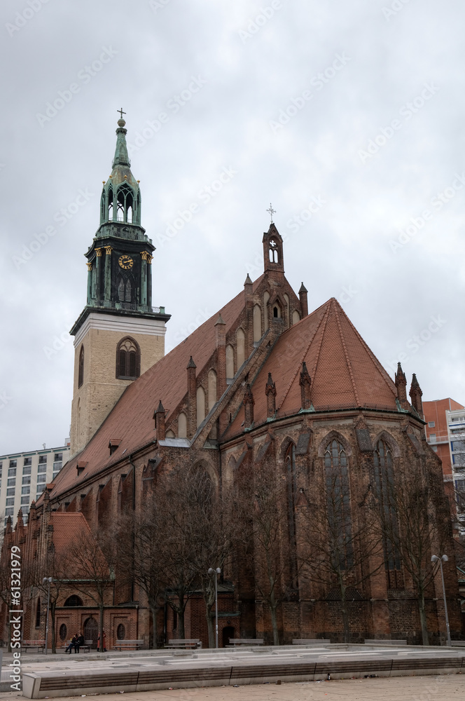St. Mary's Church (Marienkirche). Berlin, Germany St. Mary's Church (Marienkirche). Berlin, Germany