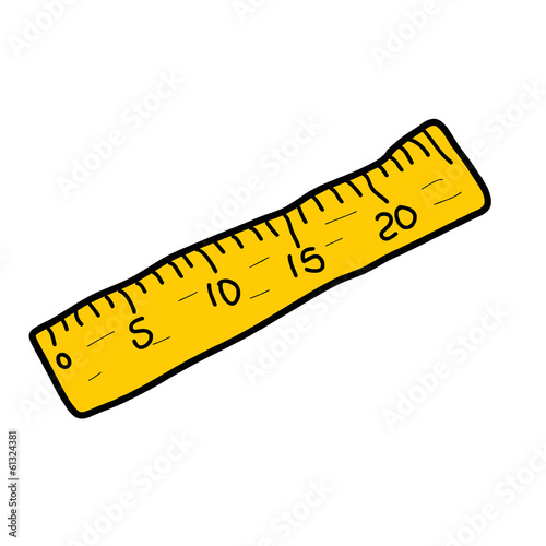 ruler yellow measure tape measuring tool instrument vector isola
