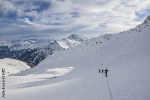 Skitour in den Alpen
