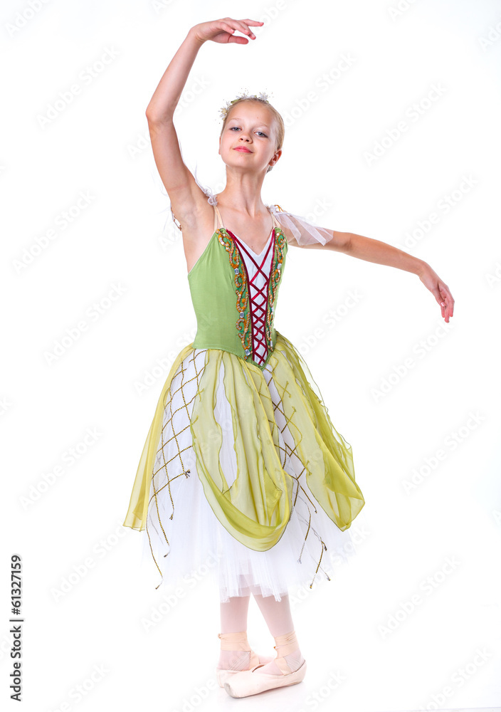 Naklejka premium Beautiful ballerina