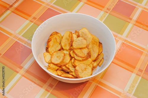 Homemade potatoes chips