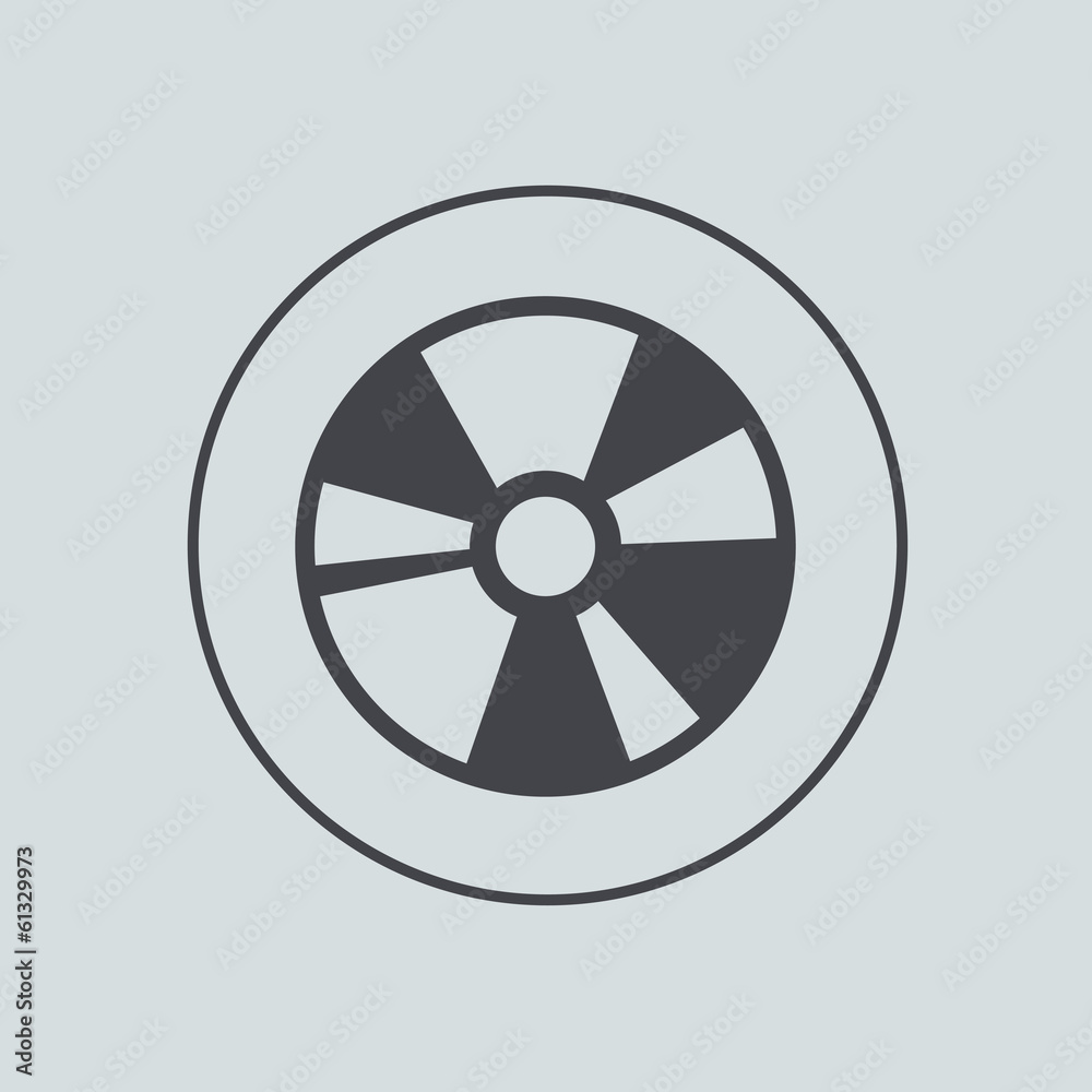 Vector circle icon on gray background. Eps 10 Vector circle icon on gray background. Eps 10