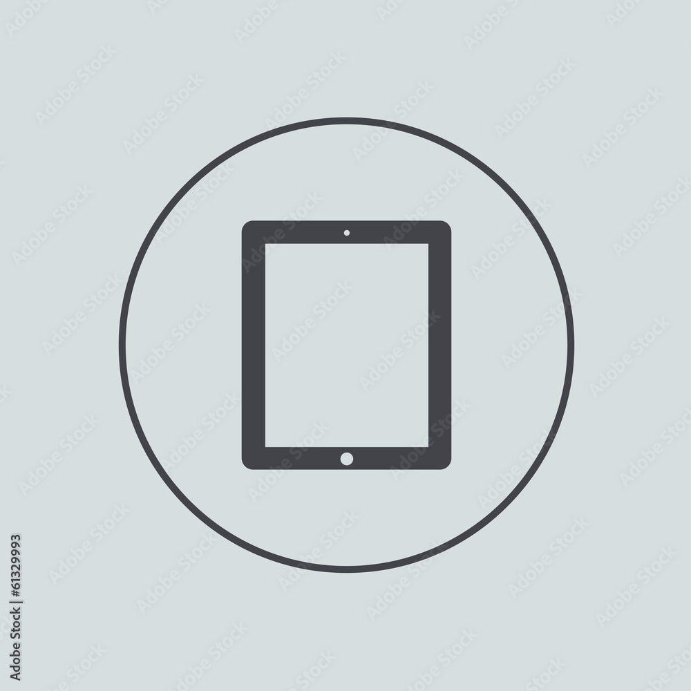 Vector circle icon on gray background. Eps 10 Vector circle icon on gray background. Eps 10