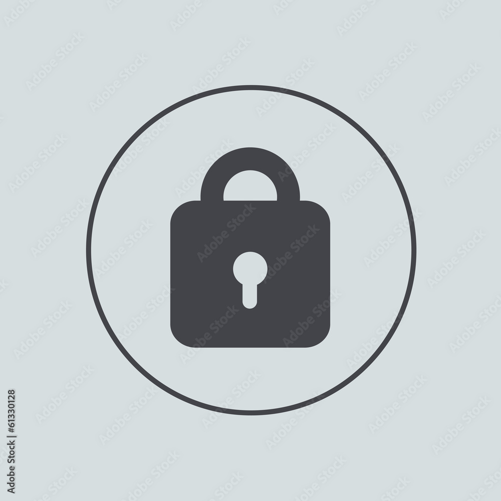 Vector circle icon on gray background. Eps 10 Vector circle icon on gray background. Eps 10