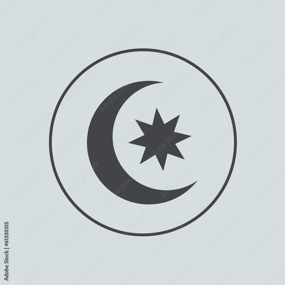 Vector circle icon on gray background. Eps 10 Vector circle icon on gray background. Eps 10