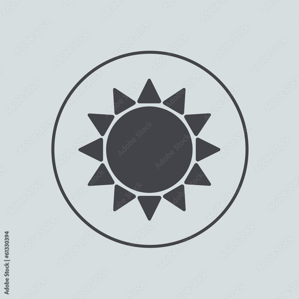 Vector circle icon on gray background. Eps 10 Vector circle icon on gray background. Eps 10