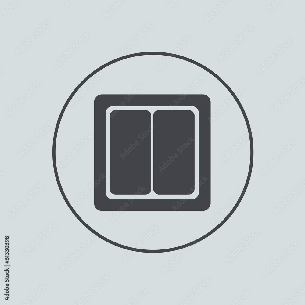 Vector circle icon on gray background. Eps 10 Vector circle icon on gray background. Eps 10