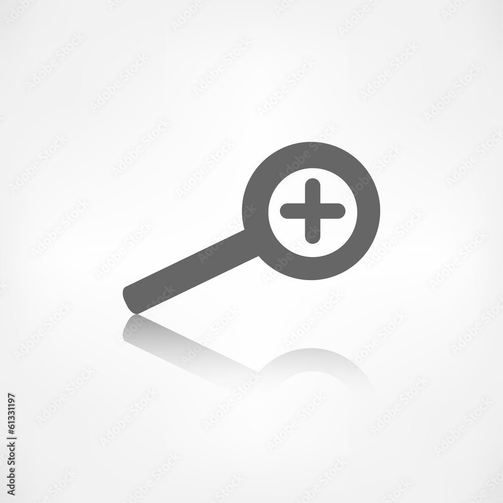 Zoom in icon. Search loupe. Zoom in icon. Search loupe.