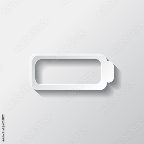 Battery icon. Accumulator symbol.