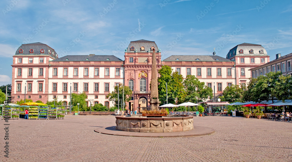 Naklejka premium Das barocke Darmstädter Stadtschloss