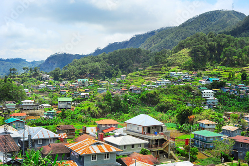 Sagada village skyline