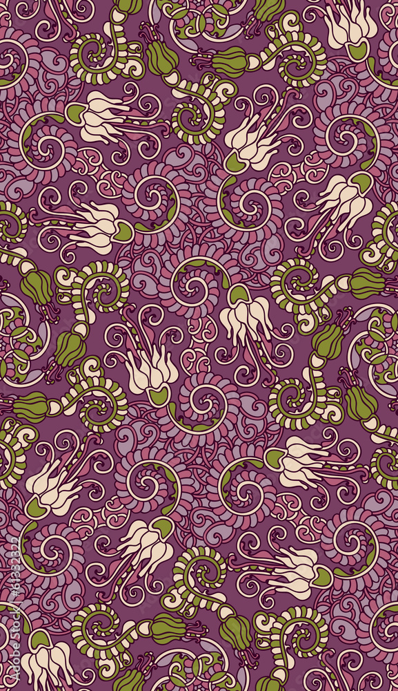 Decorative seamless pattern. Vector illustration. Decorative seamless pattern. Vector illustration.