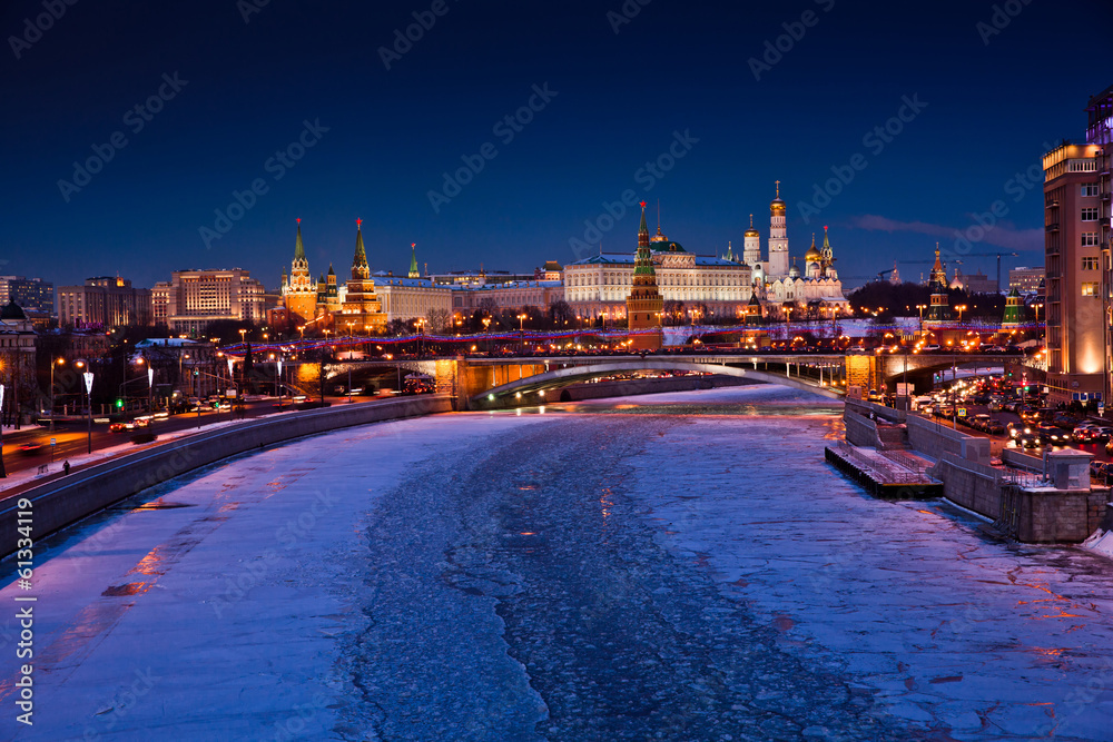 Moscow Kremlin night view
