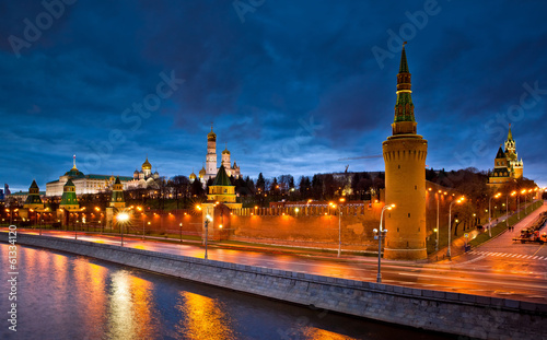 Moscow Kremlin night view
