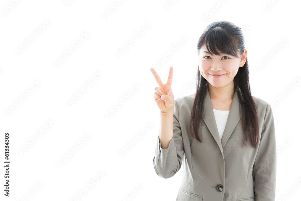 young asian businesswoman counting young asian businesswoman counting