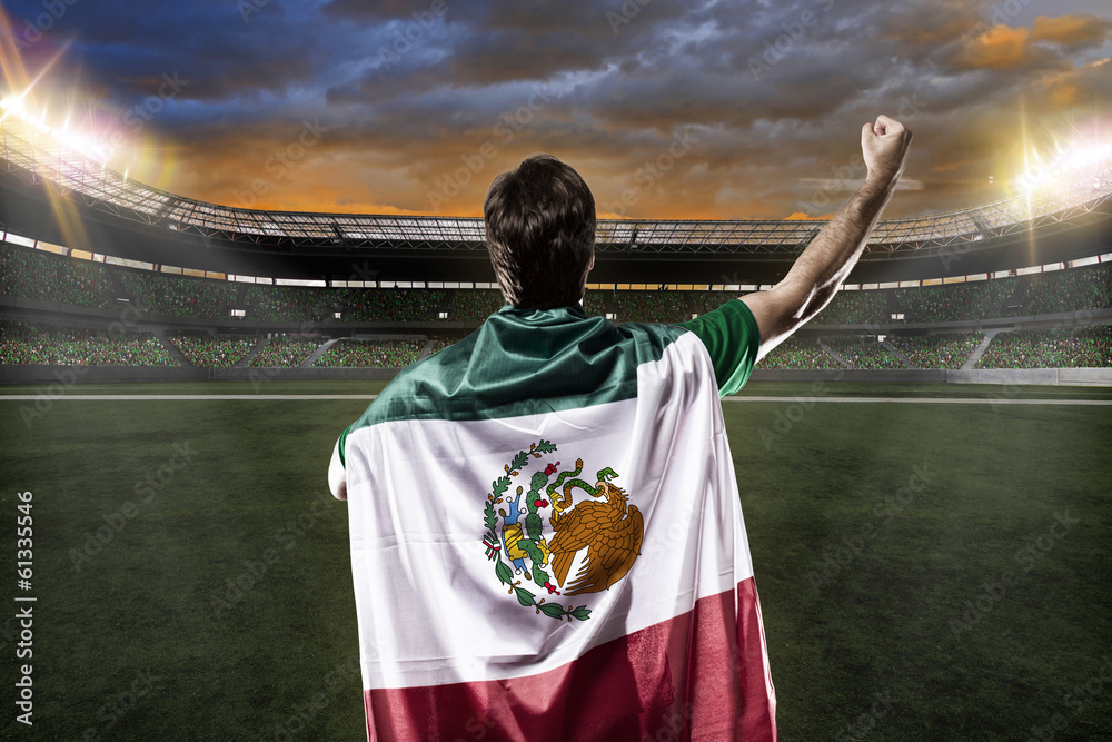 Fototapeta premium Mexican soccer player