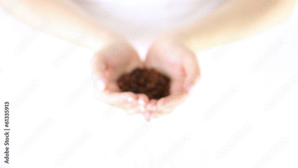 Hands Offering, showing Hippophae Hands Offering, showing Hippophae