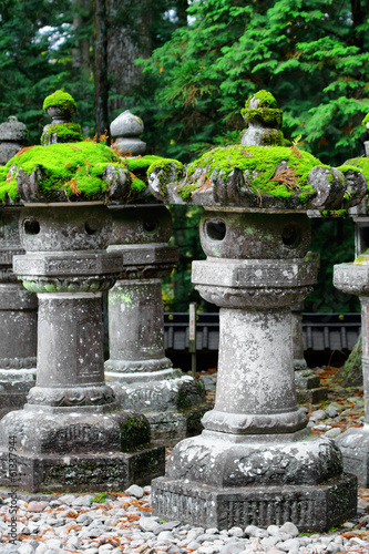 Japanese lantern in temple