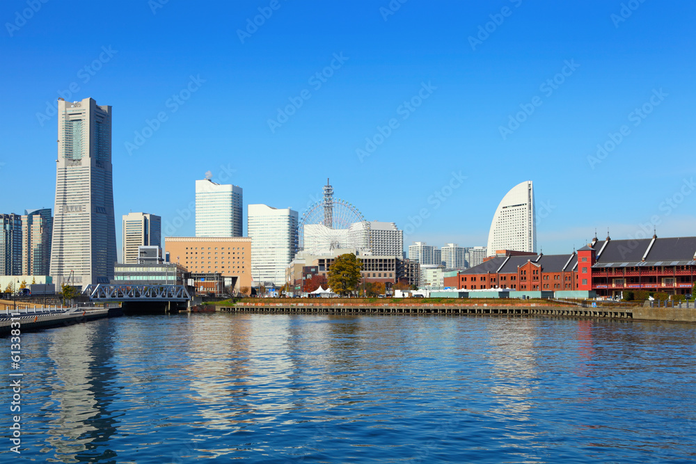 Yokohama city in Japan