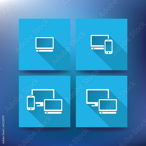 Internet service provider icons, eps 10