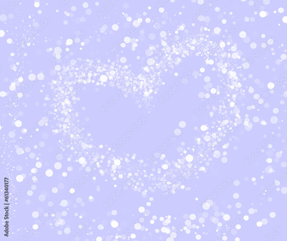 Heart of realistic bubbles Heart of realistic bubbles