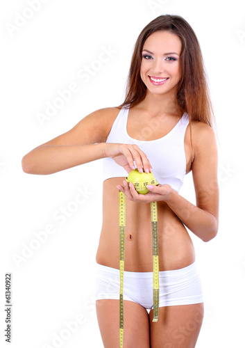 Beautiful young woman with ...