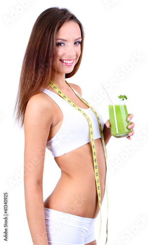 Beautiful girl with fresh j...