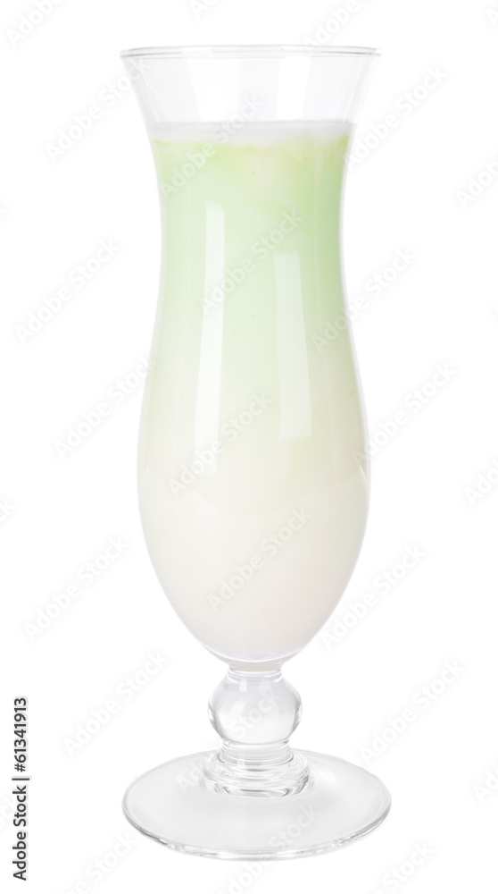 Milk shake isolated on white Milk shake isolated on white