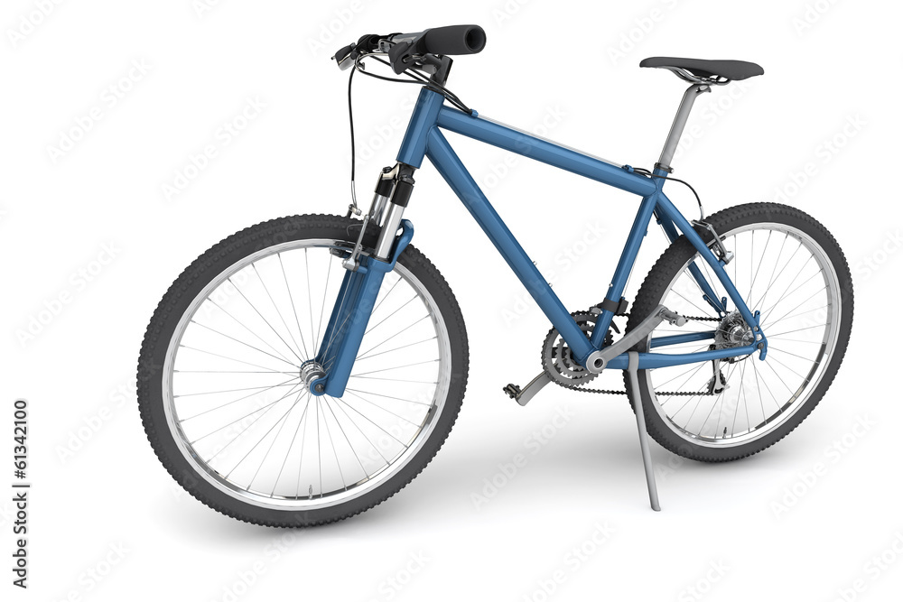 Blaues Fahrrad