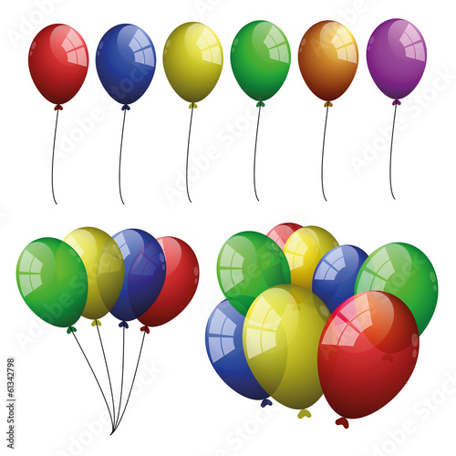 Luftballon geburtstag party hintergrund vektor
