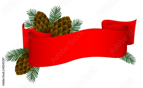 Forest Christmas Banner