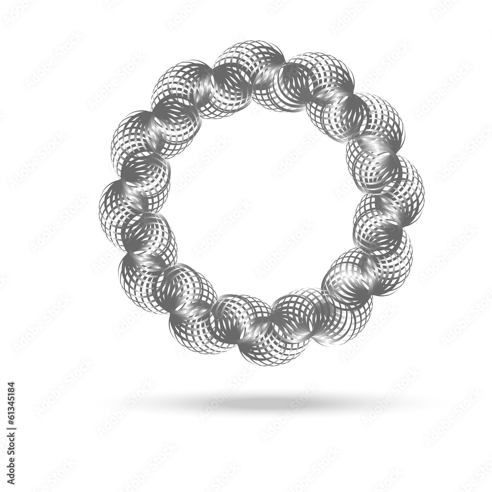 Obraz premium design an element twirled vector template