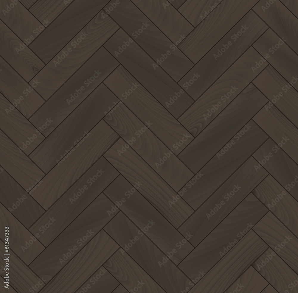 Obraz premium Realistic wooden floor herringbone parquet seamless pattern