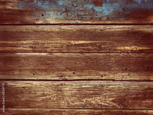 Old Wood Background - Vintage with red and yellow colors.