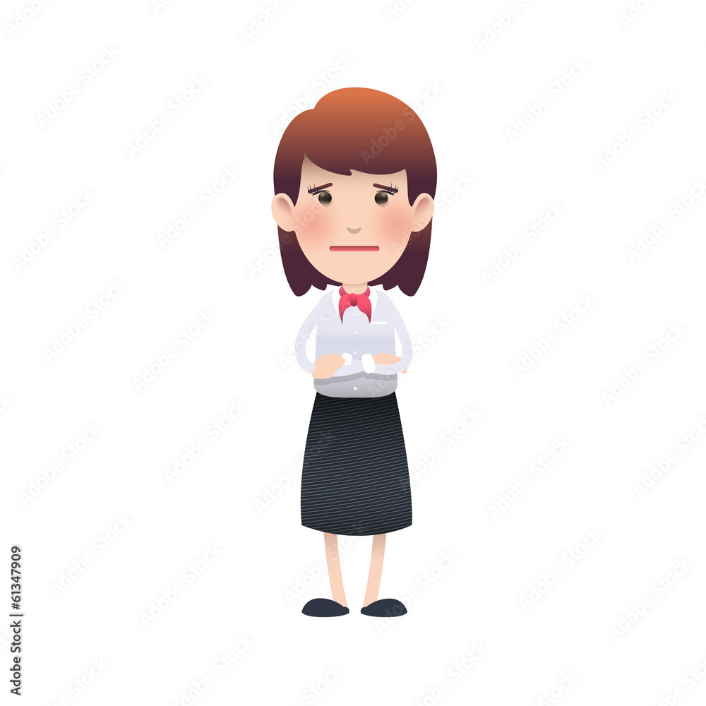 Young woman over isolated background. Young woman over isolated background.