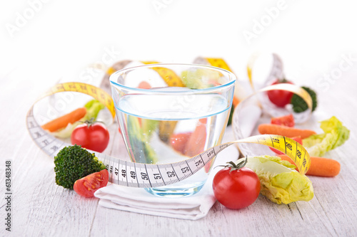 water and vegetable