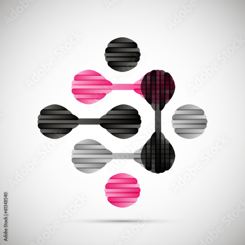 molecular structure, symbol